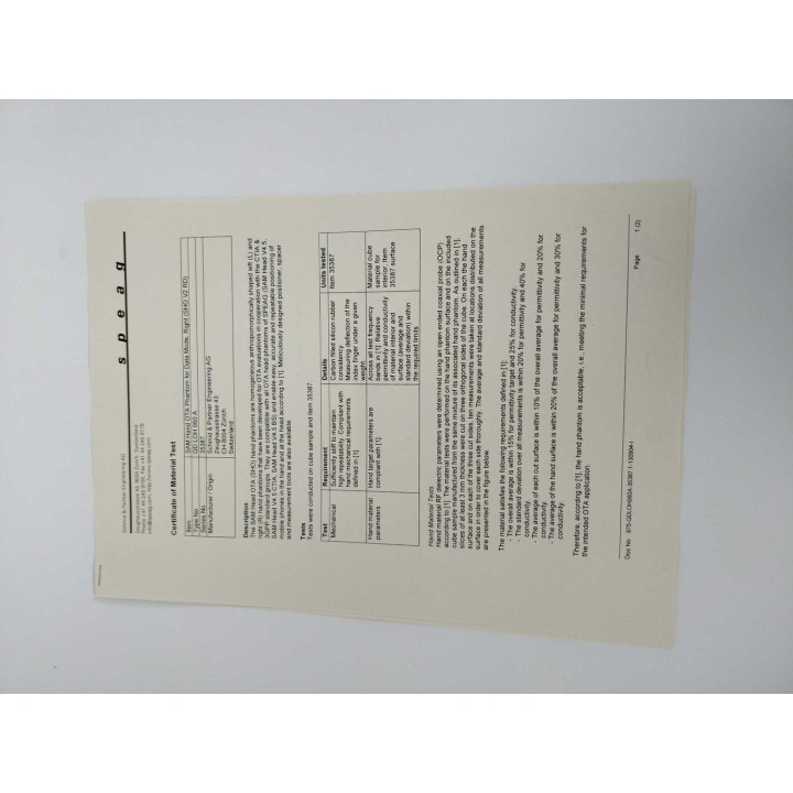 Schmid & Partner Engineering SHO V2RD & SHO V2LD