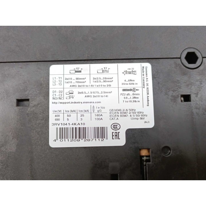 Siemens 3RV1041-4KA10