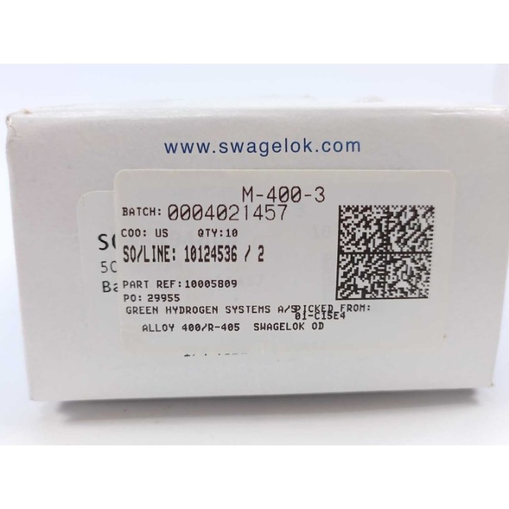 Swagelok M-400-3