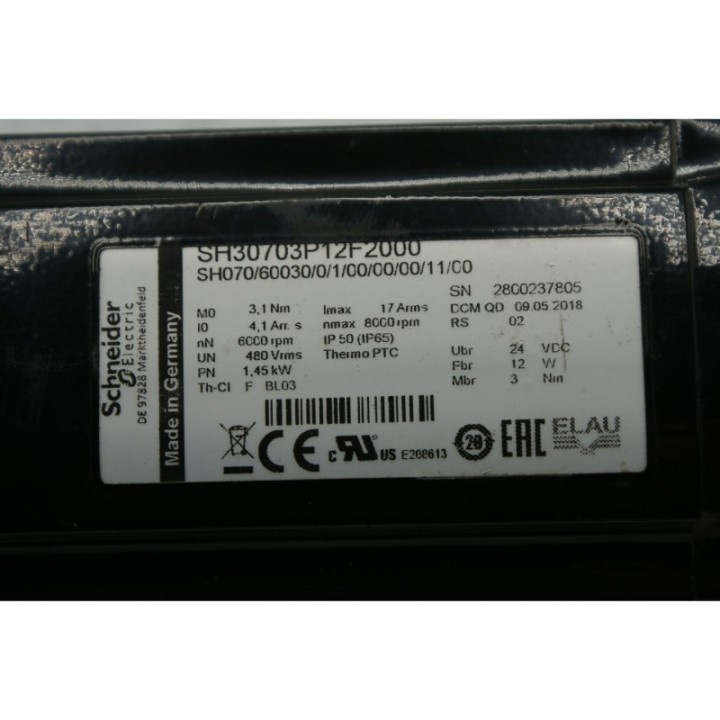 SCHNEIDER ELECTRIC  SCHNEIDER ELECTRIC SH30703P12F2000