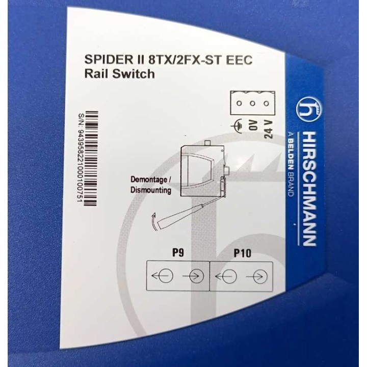 Hirschmann Spider II 8TX 2FX-ST EEC
