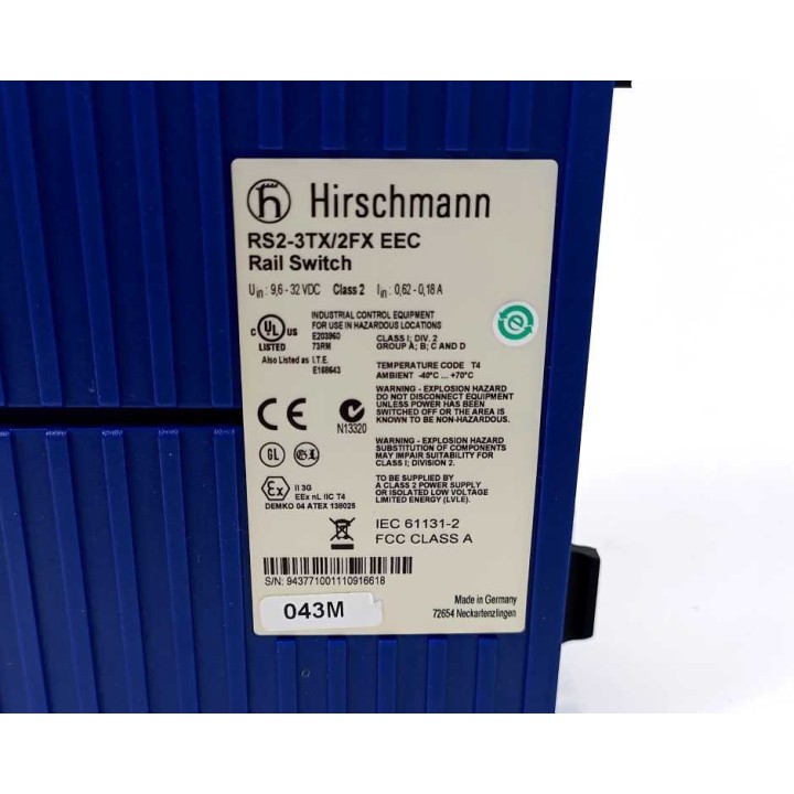 Hirschmann RS2-3TX 2FX EEC