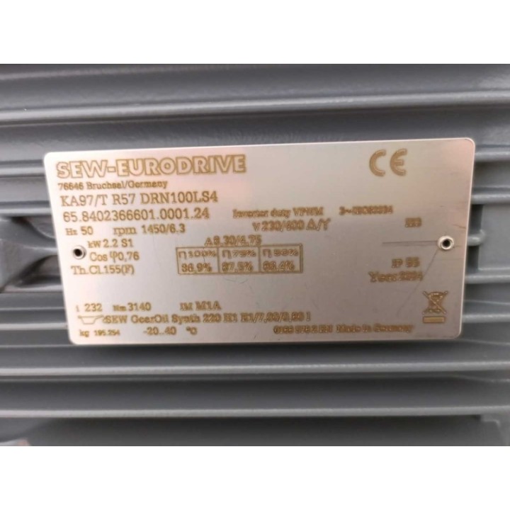 SEW-EURODRIVE  KA97 TR57DRN100LS4
