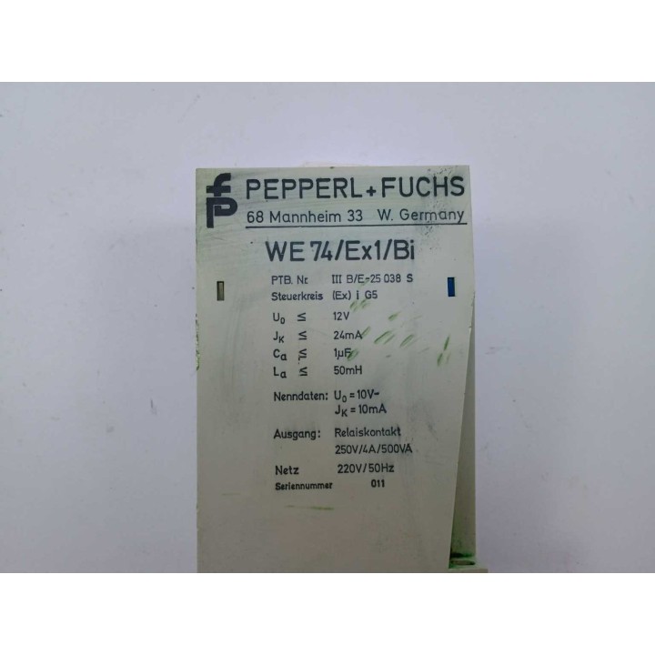 Pepperl+Fuchs WE74 Ex1 Bi