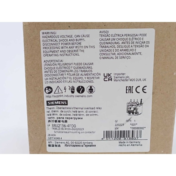 Siemens 3RU2136-4FD0