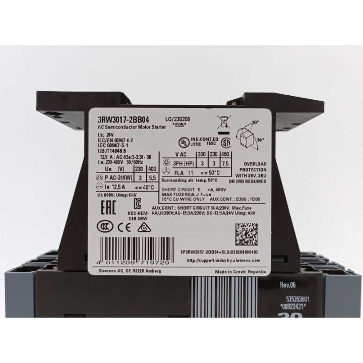 Siemens 3RW3017-2BB04