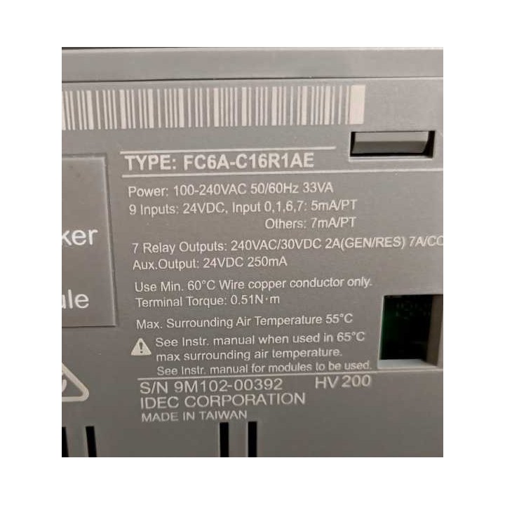 Idec FC6A-C16R1AE Idec FC6A-C16R1AE