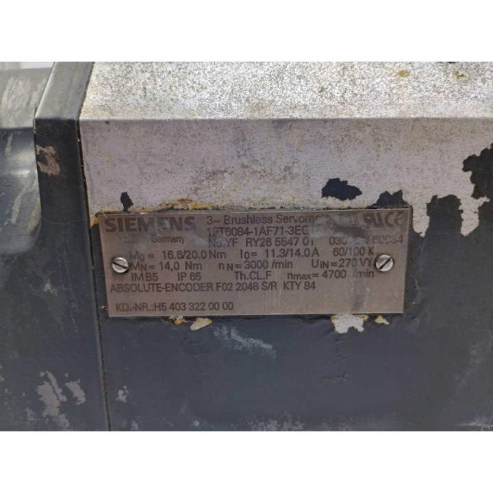SIEMENS 1FT6084-1AF71-3EG1