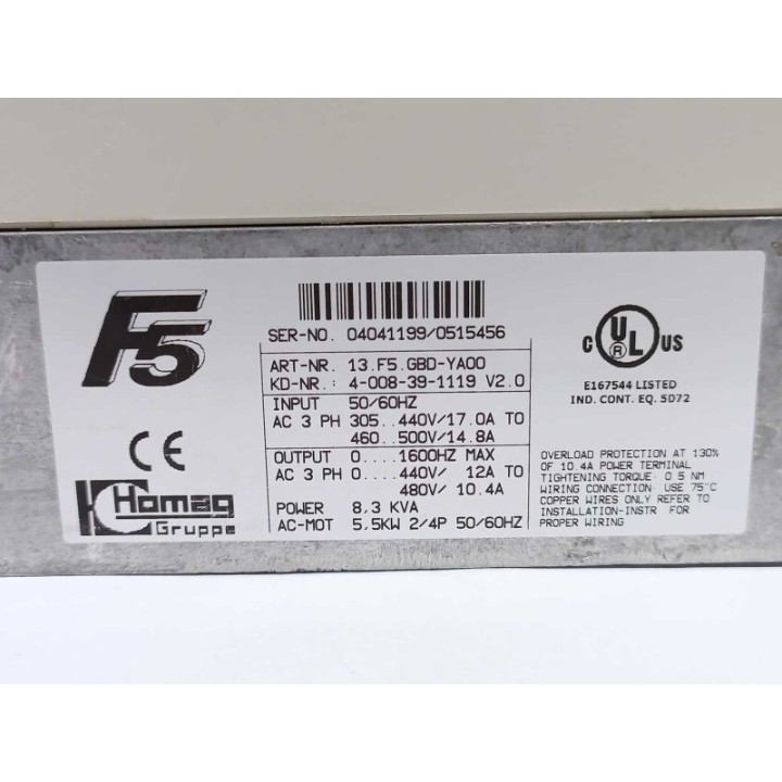 KEB   Homag 13.F5.GBD-YA00