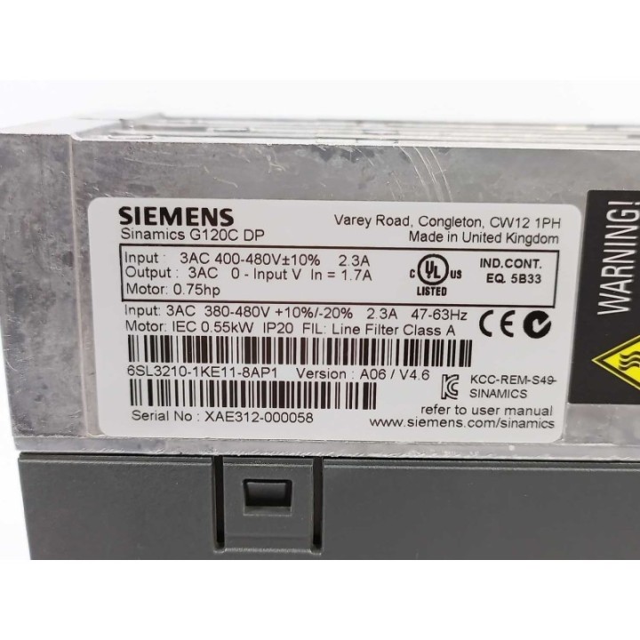 Siemens 6SL3210-1KE11-8AP1