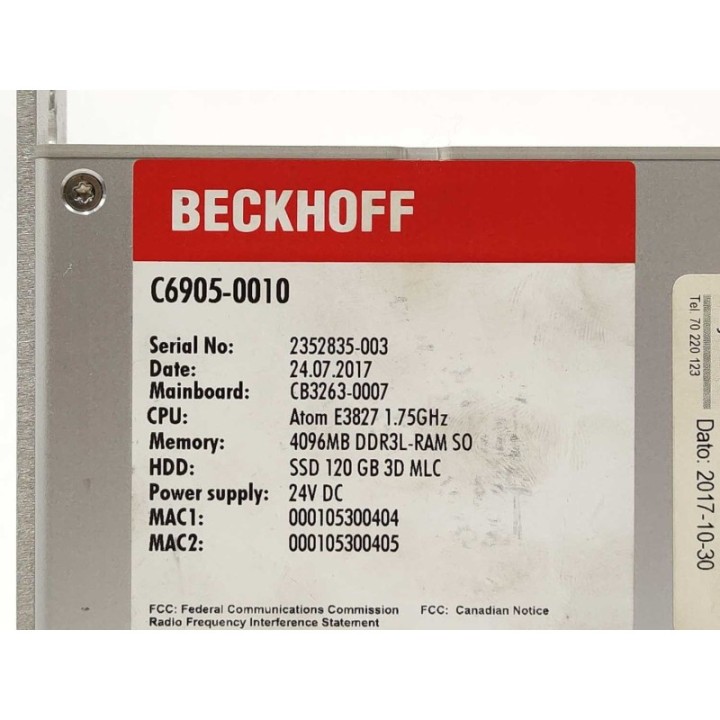 Beckhoff C6905-0010