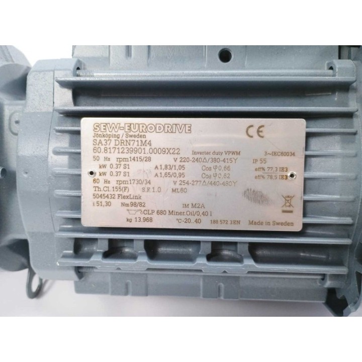 SEW-EURODRIVE  SA37DRN71M4 SEW-EURODRIVE  SA37DRN71M4