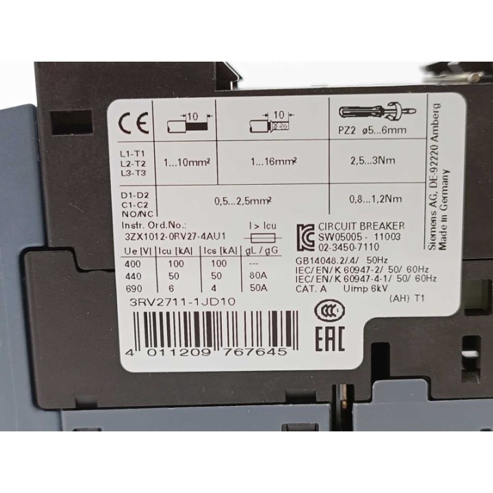 Siemens 3RV2711-1JD10
