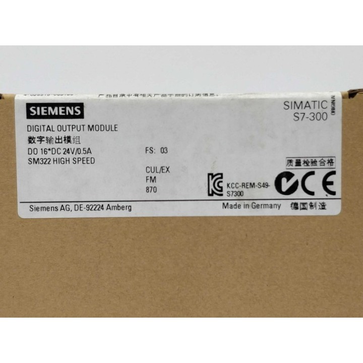 SIEMENS 6ES7322-1BH10-0AA0