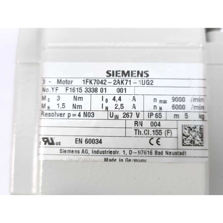 Siemens 1FK7042-2AK71-1UG2