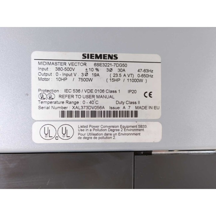 Siemens 6SE3221-7DG50