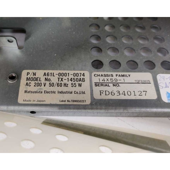 MATSUSHITA ELECTRIC A61L-0001-0074