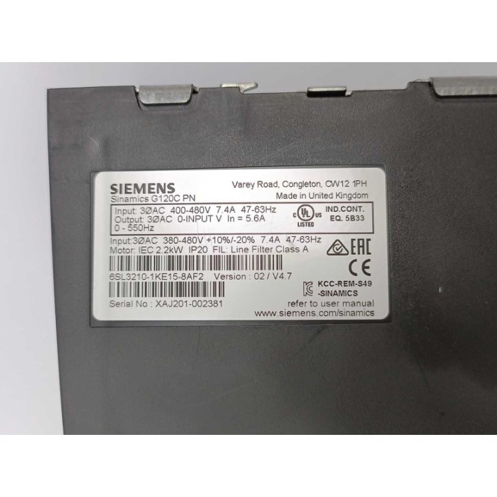 Siemens 6SL3210-1KE15-8AF2