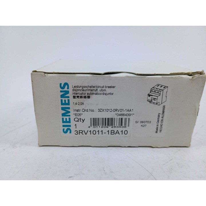 Siemens 3RV1011-1BA10
