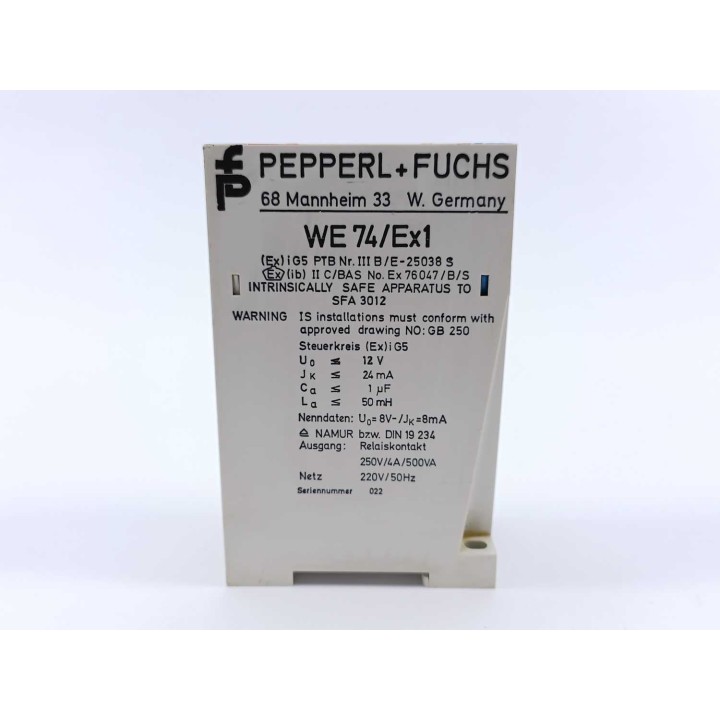 Pepperl+Fuchs WE74 Ex1