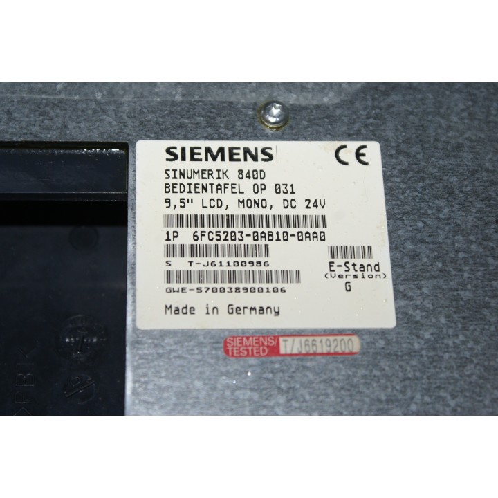 SIEMENS 6FC5203-0AB10-0AA0