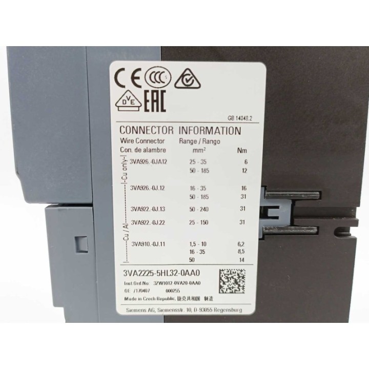 Siemens 3VA2225-5HL32-0AA0