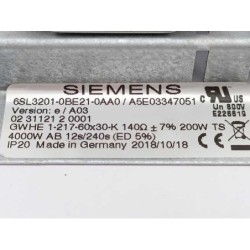 Siemens 6SL3201-0BE21-0AA0