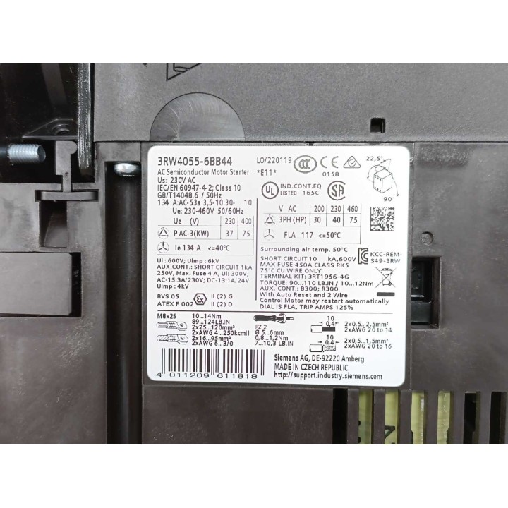 Siemens 3RW4055-6BB44