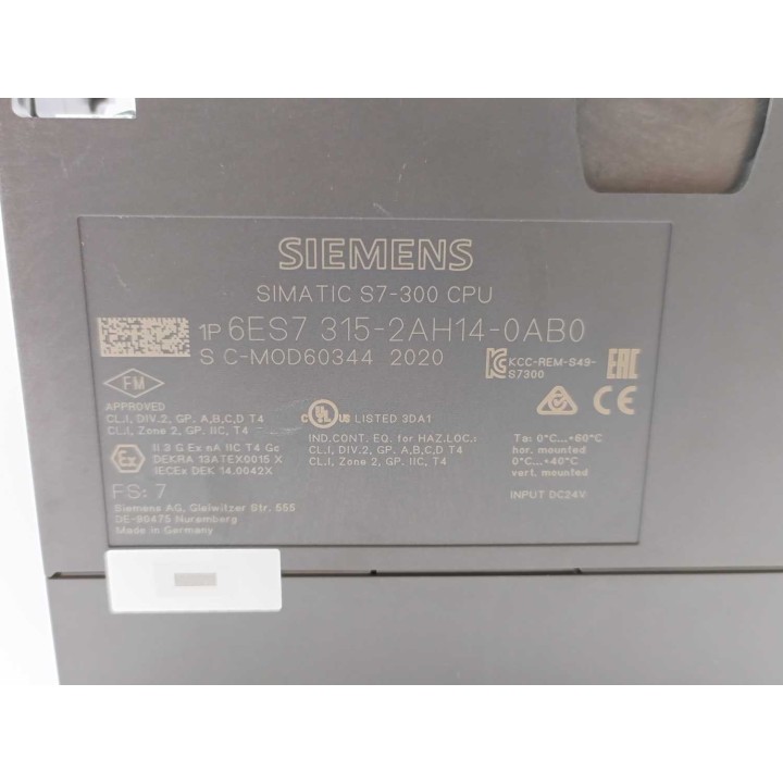 Siemens 6ES7315-2AH14-0AB0