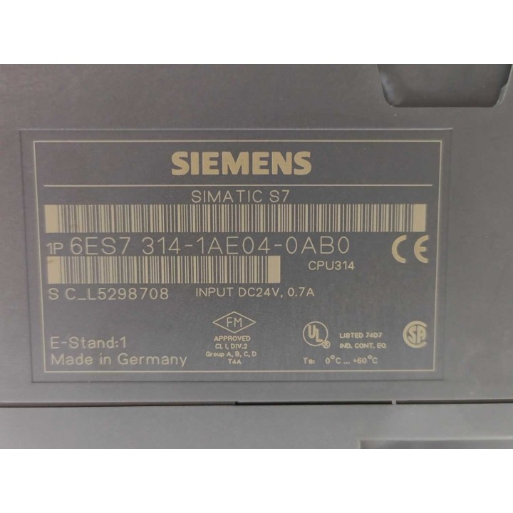 Siemens 6ES7314-1AE04-0AB0