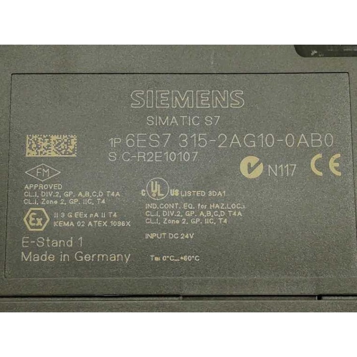 Siemens 6ES7315-2AG10-0AB0