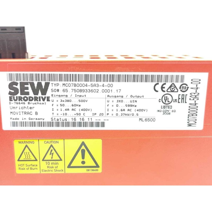 SEW-EURODRIVE  MC07B0004-5A3-4-00