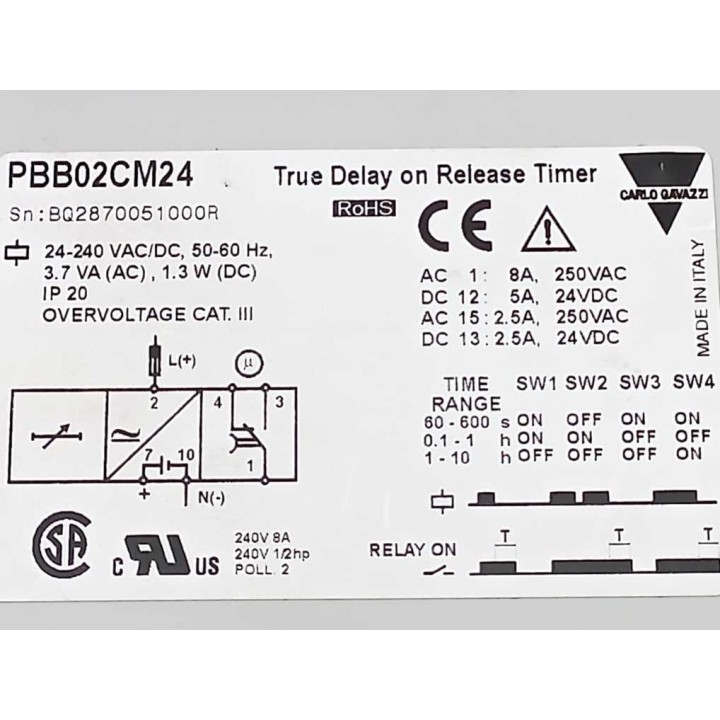 Carlo Gavazzi PBB02CM24