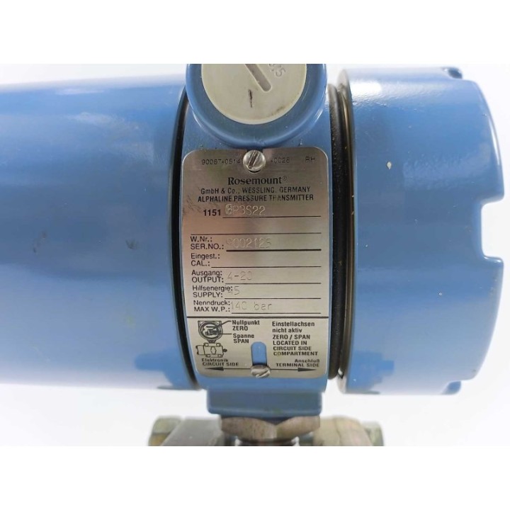 Rosemount 1151GP3S22 Rosemount 1151GP3S22