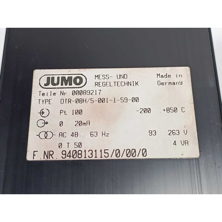 Jumo DTR-08H 5-001-1-59-00 Jumo DTR-08H 5-001-1-59-00