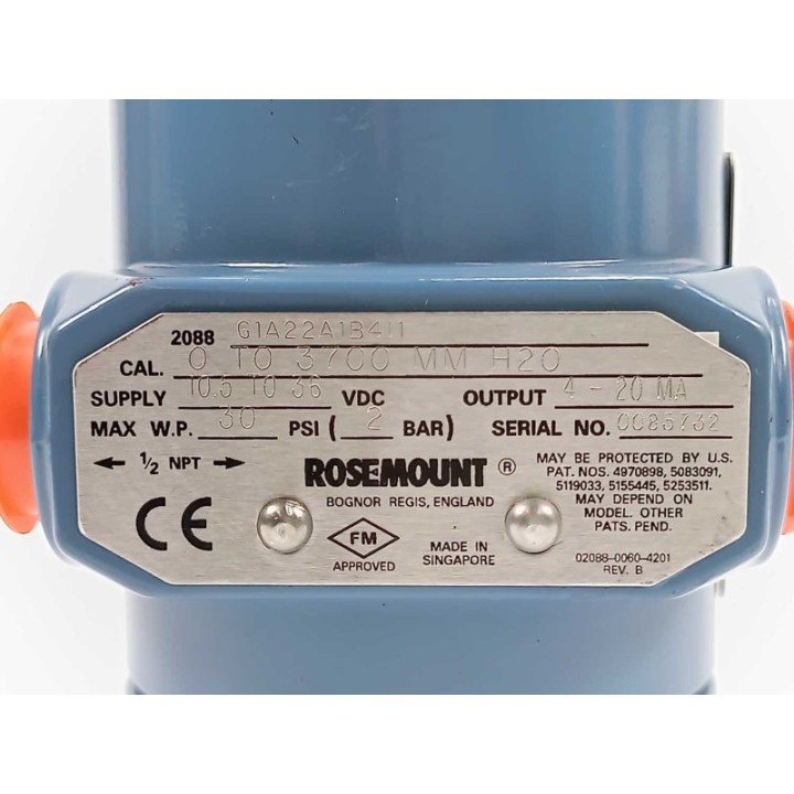 Rosemount 2088G1A22A1B4I1 Rosemount 2088G1A22A1B4I1