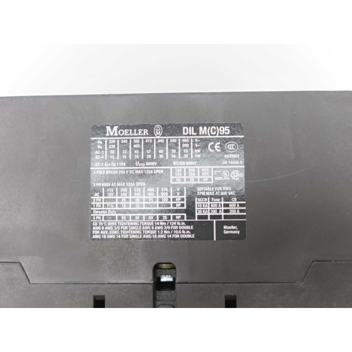 MOELLER DIL M(C)95 MOELLER DIL M(C)95