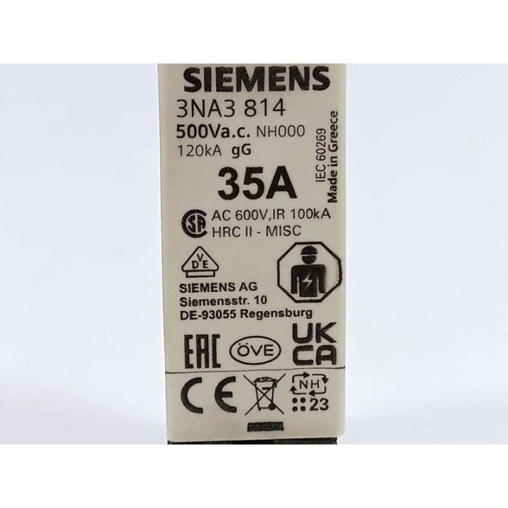 Siemens 3NA3 814 Siemens 3NA3 814