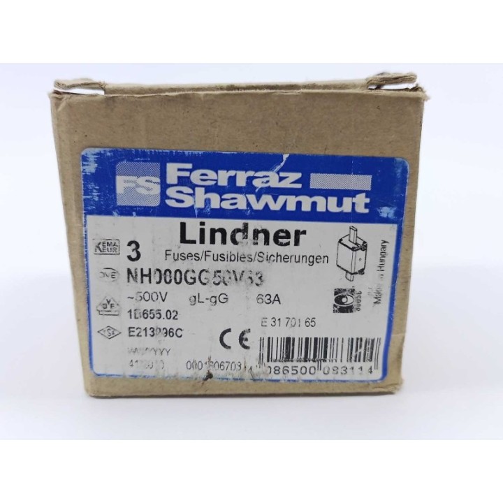 FERRAZ SHAWMUT NH000GG50V63 FERRAZ SHAWMUT NH000GG50V63