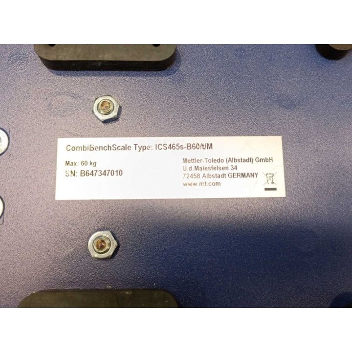 Mettler Toledo ICS465sB60 t M Mettler Toledo ICS465sB60 t M