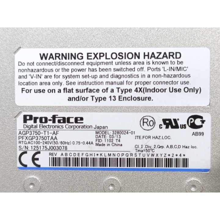 Pro-Face AGP3750-T1-AF Pro-Face AGP3750-T1-AF