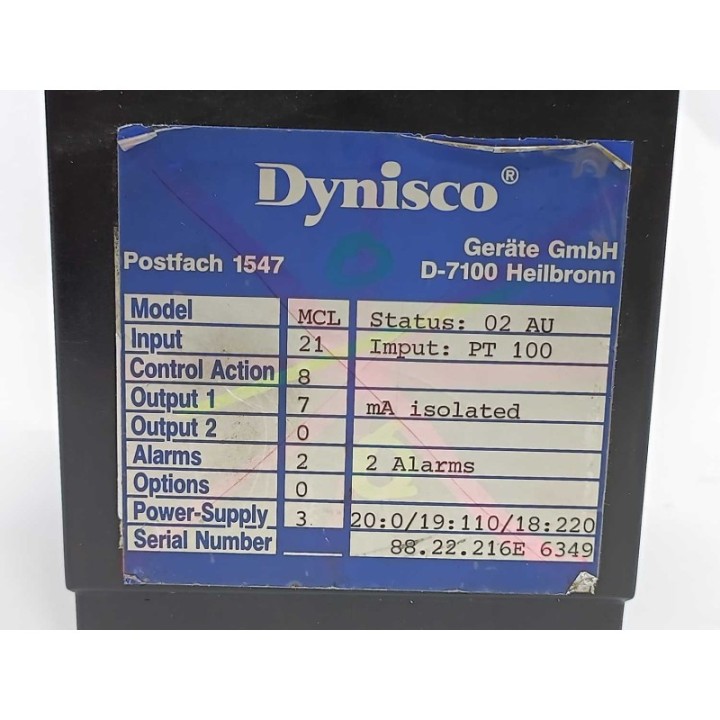 Dynisco MCL Dynisco MCL