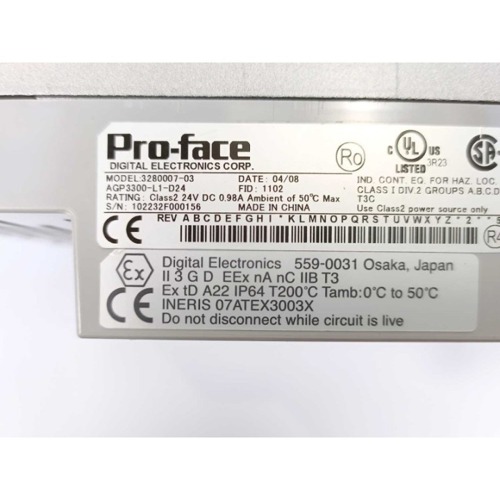 Pro-Face AGP3300-L1-D24 Pro-Face AGP3300-L1-D24