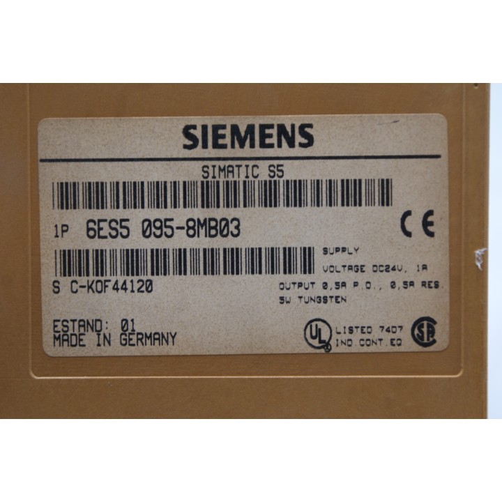 SIEMENS SIMATIC Siemens 6ES5 095-8MB03