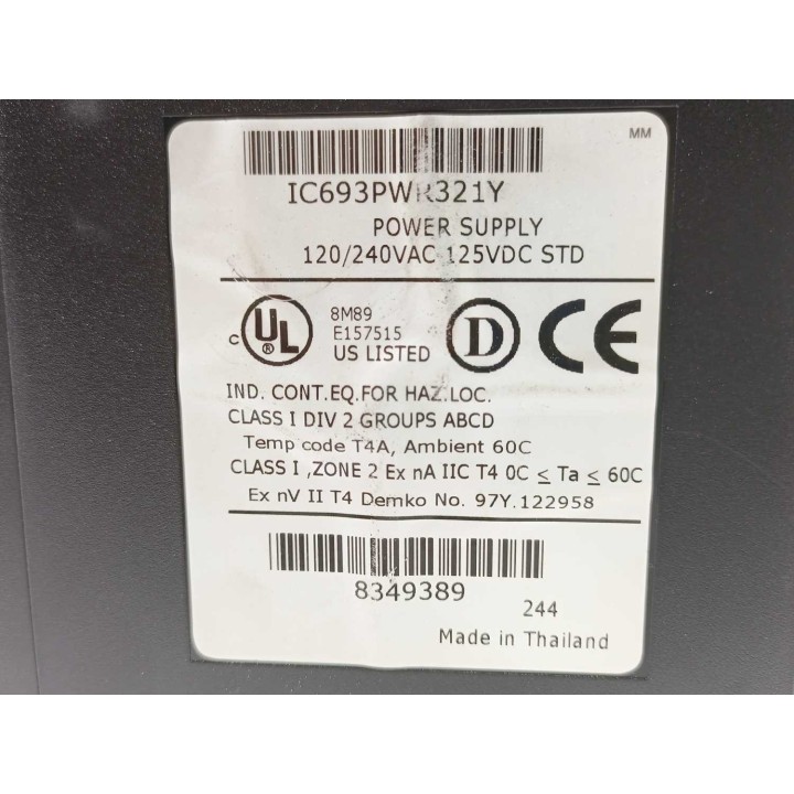 GE FANUC IC693PWR321Y
