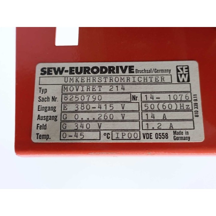 SEW-EURODRIVE  8250790 SEW-EURODRIVE  8250790