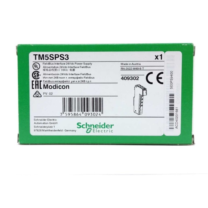 SCHNEIDER ELECTRIC  Schneider Electric Modicon TM5SPS3 SCHNEIDER ELECTRIC  Schneider Electric Modicon TM5SPS3
