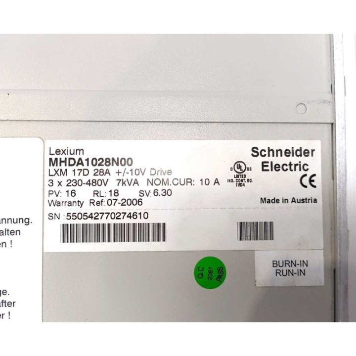 Schneider Automation MHDA1028N00 Schneider Automation MHDA1028N00