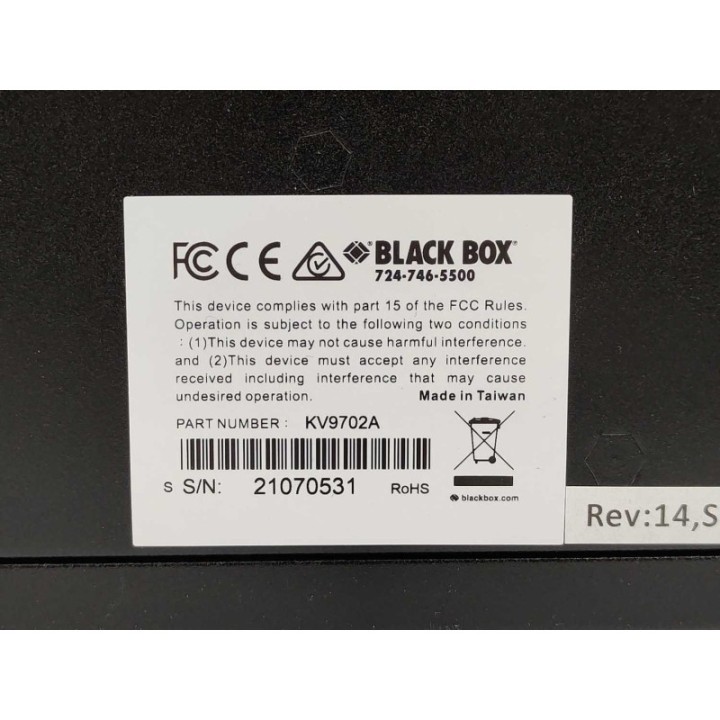 Black Box KV9702A Black Box KV9702A