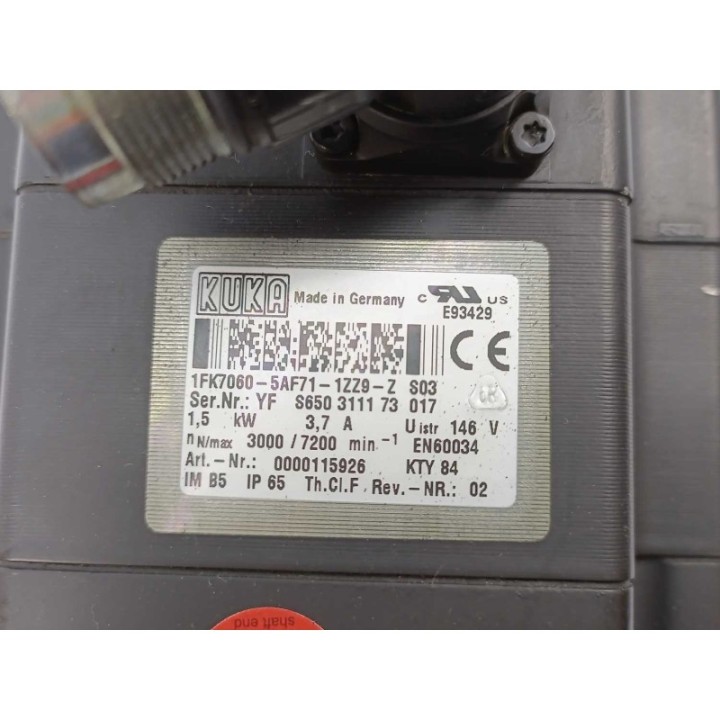 KUKA 1FK7060-5AF71-1ZZ9-Z S03 KUKA 1FK7060-5AF71-1ZZ9-Z S03